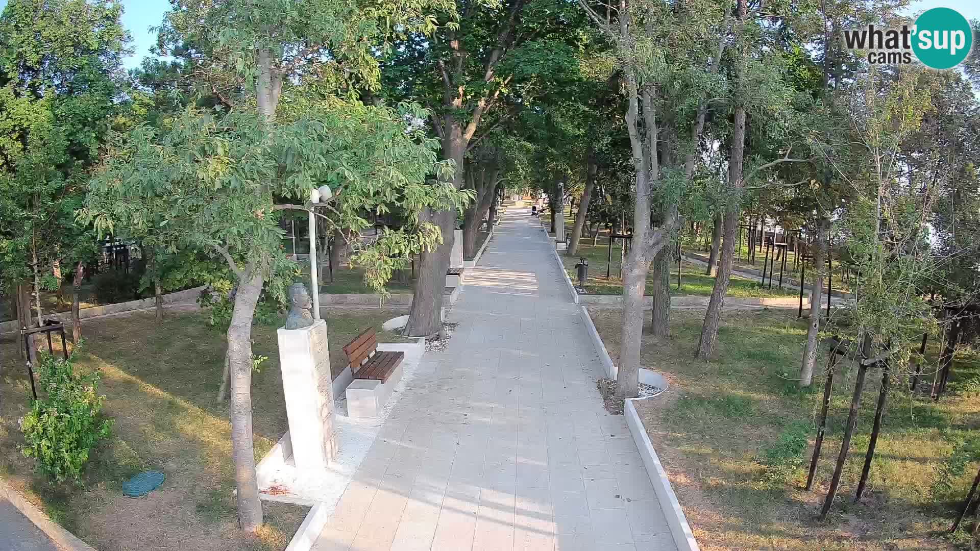 Writers’ Park Webcam Senj – Live by the Sea
