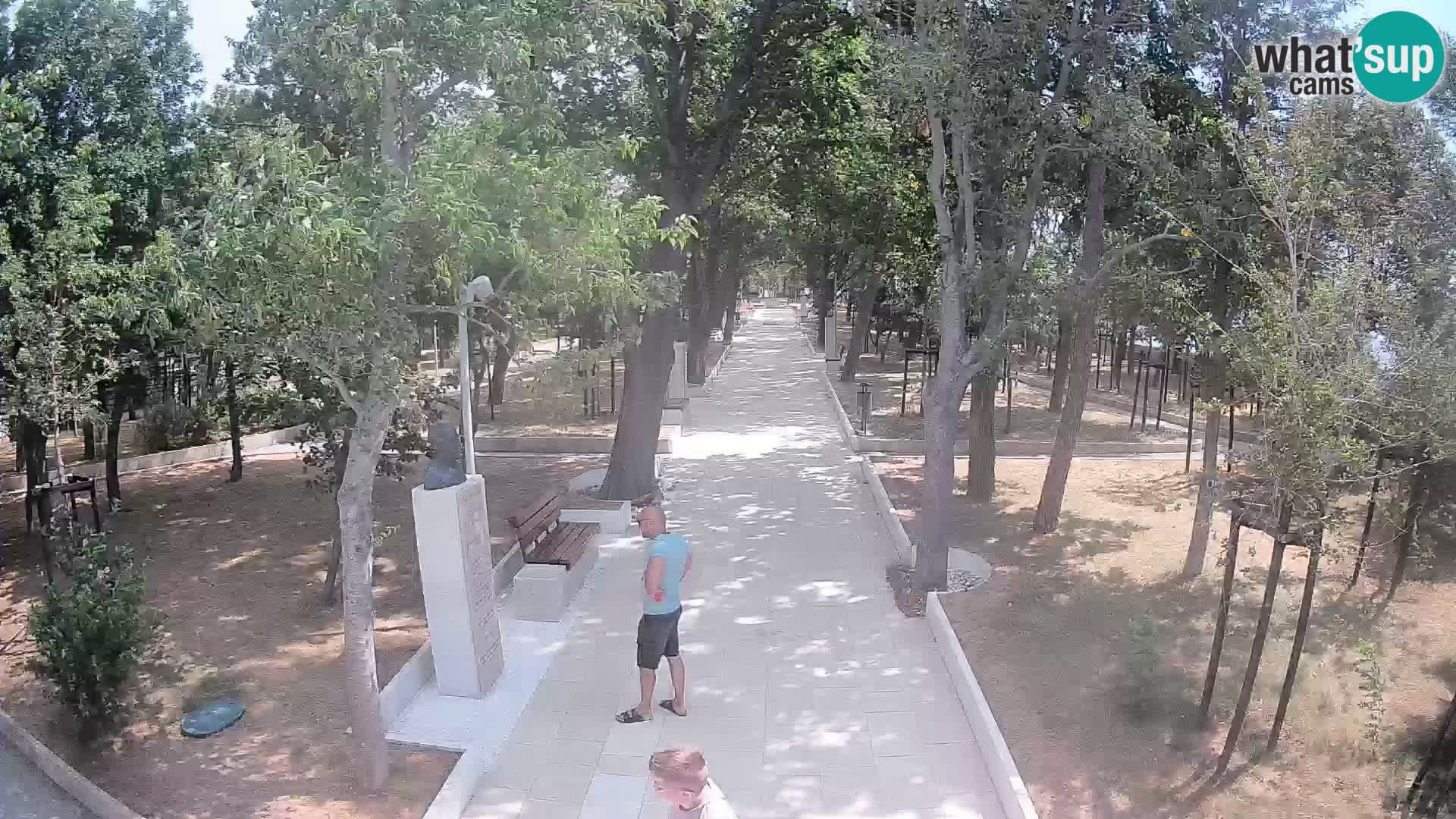 Webcam Schriftstellerpark Senj – Live am Meer
