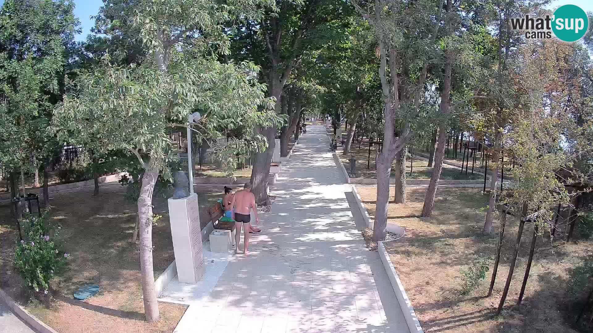 Writers’ Park Webcam Senj – Live by the Sea