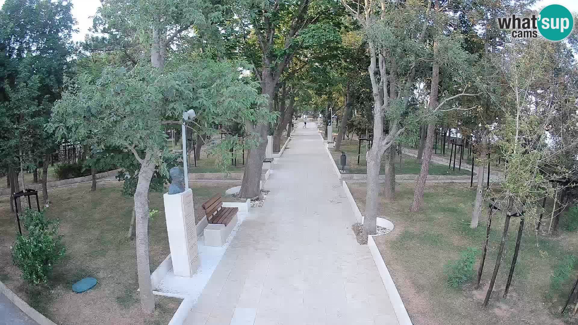 Webcam Schriftstellerpark Senj – Live am Meer