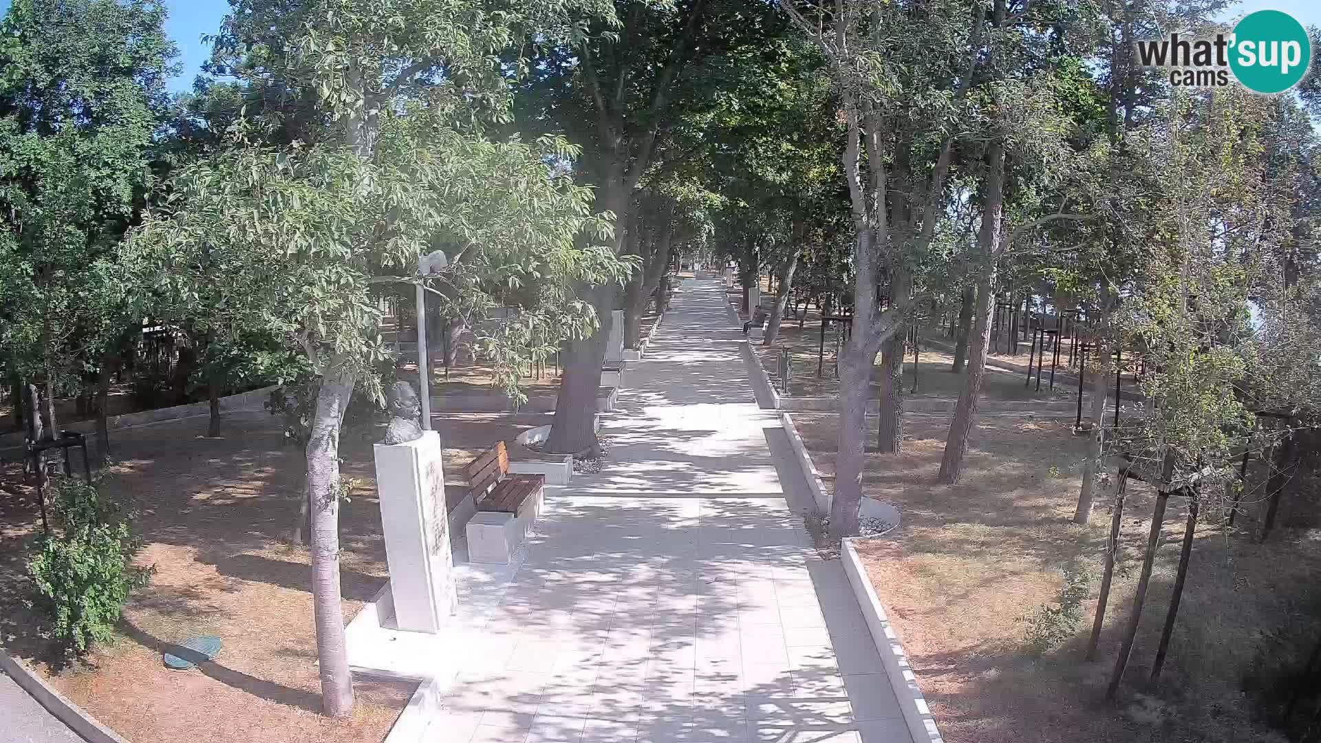 Writers’ Park Webcam Senj – Live by the Sea