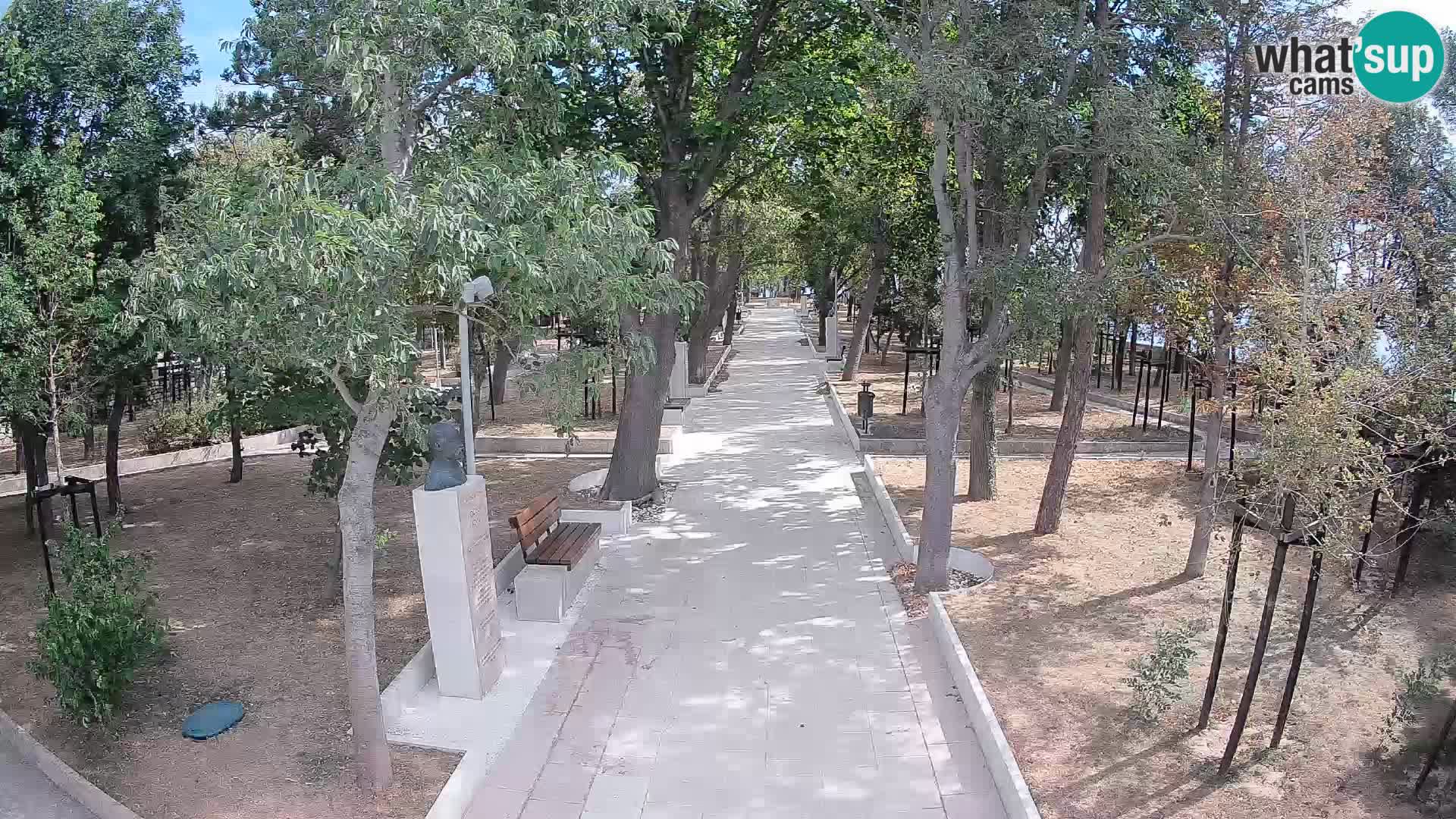 Writers’ Park Webcam Senj – Live by the Sea