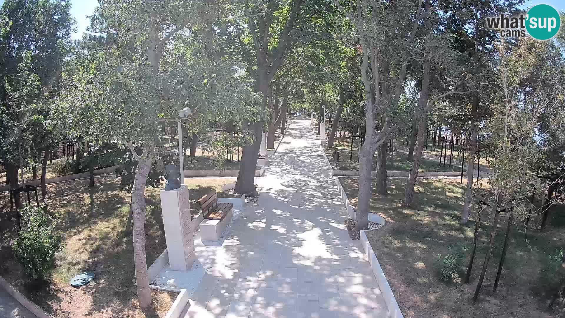 Writers’ Park Webcam Senj – Live by the Sea