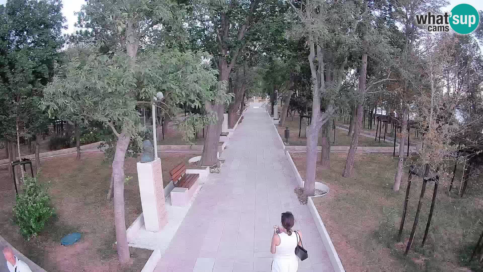 Webcam Schriftstellerpark Senj – Live am Meer