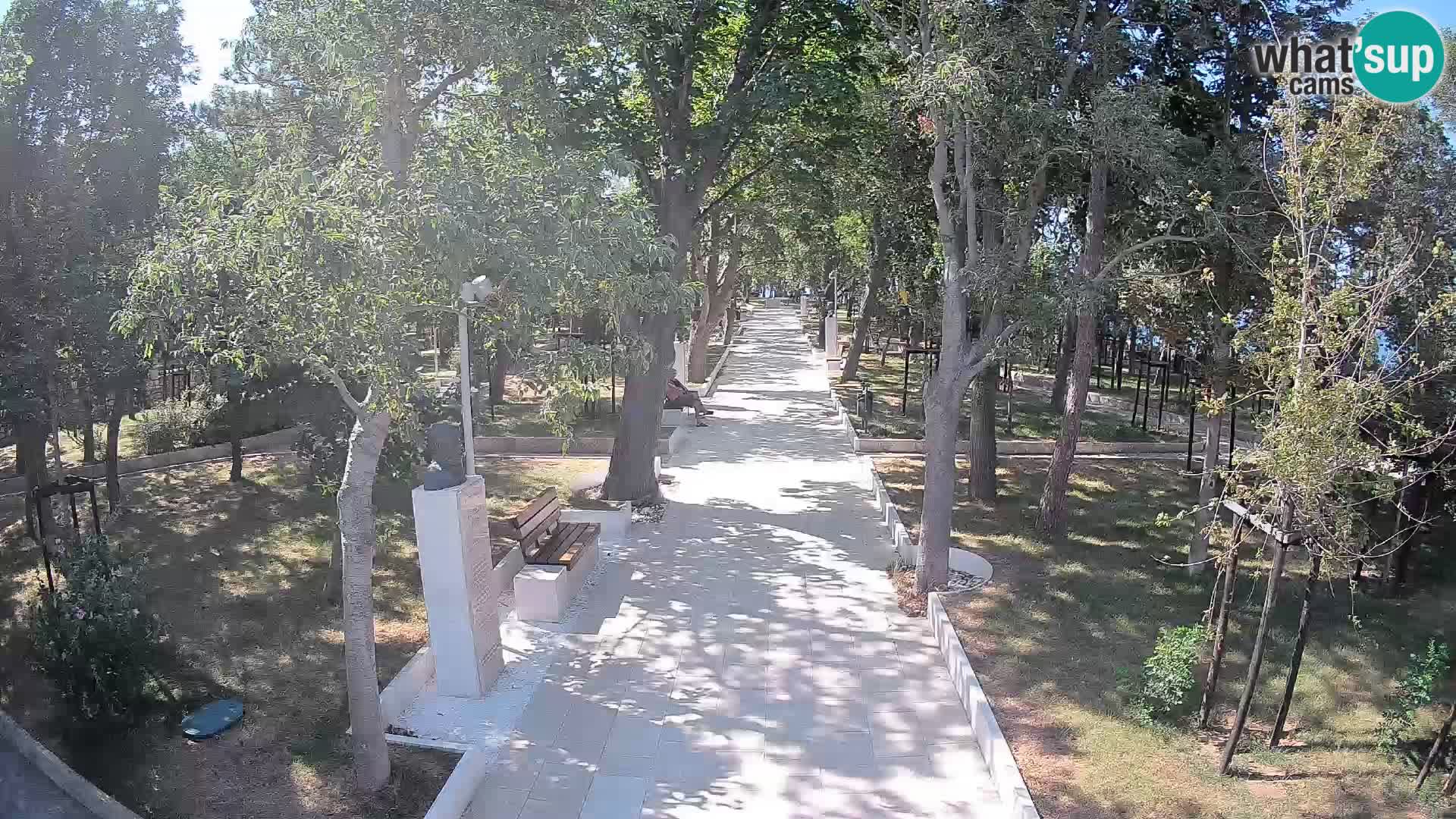 Webcam Schriftstellerpark Senj – Live am Meer