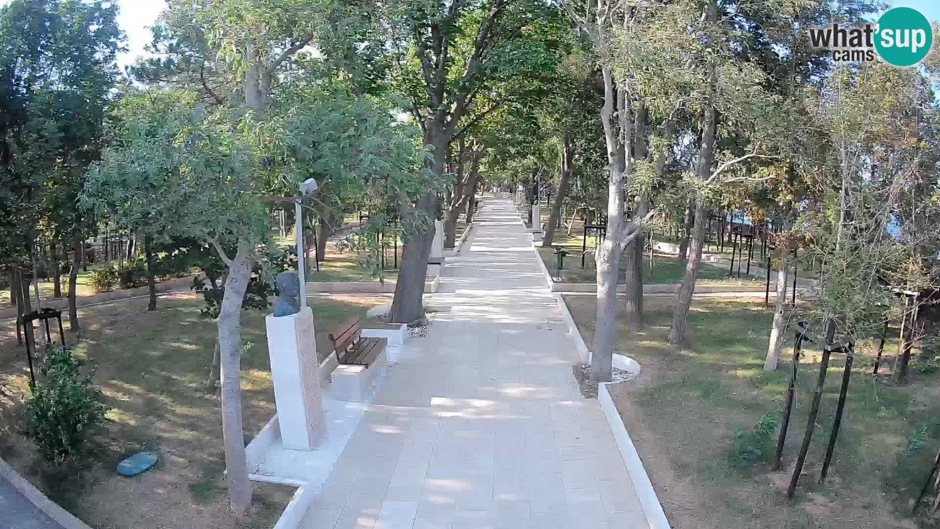 Webcam Schriftstellerpark Senj – Live am Meer