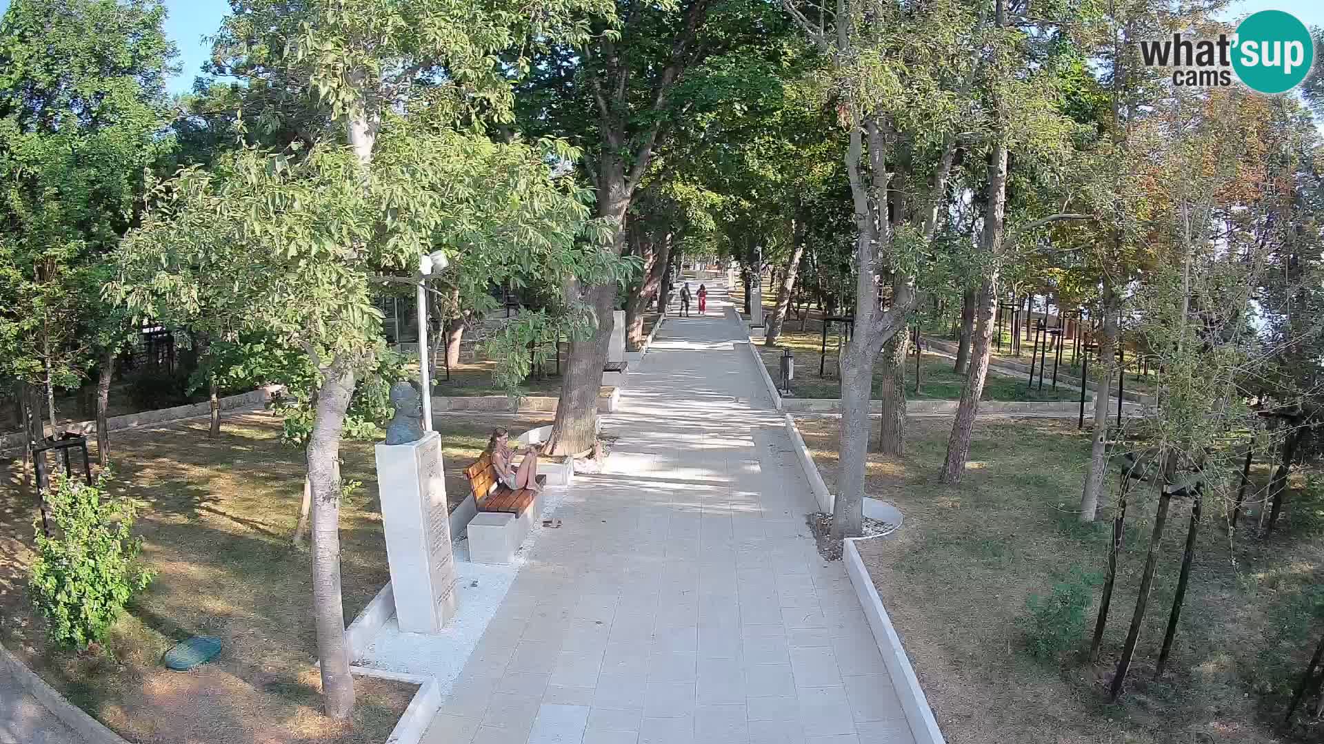 Writers’ Park Webcam Senj – Live by the Sea