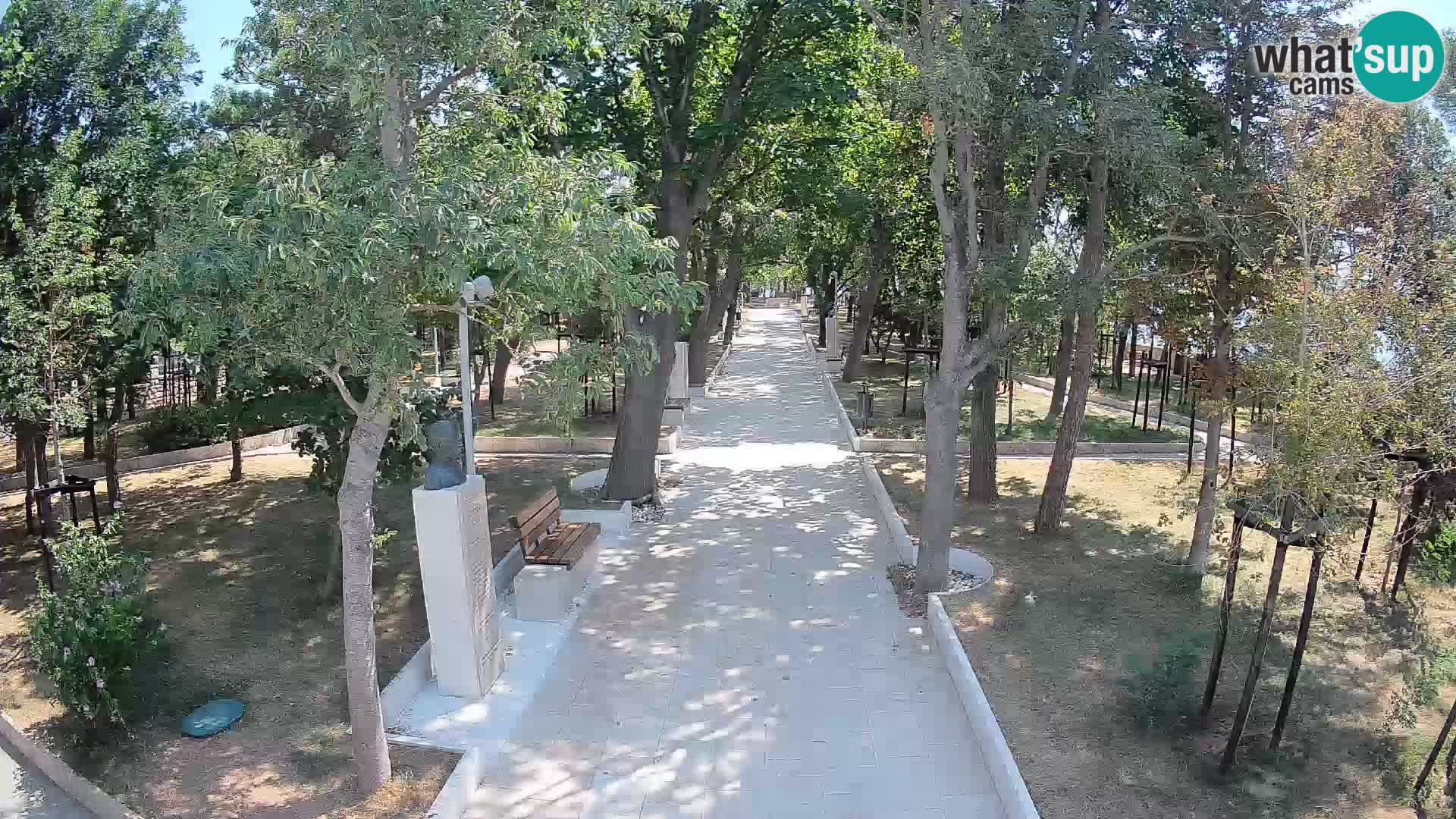 Writers’ Park Webcam Senj – Live by the Sea