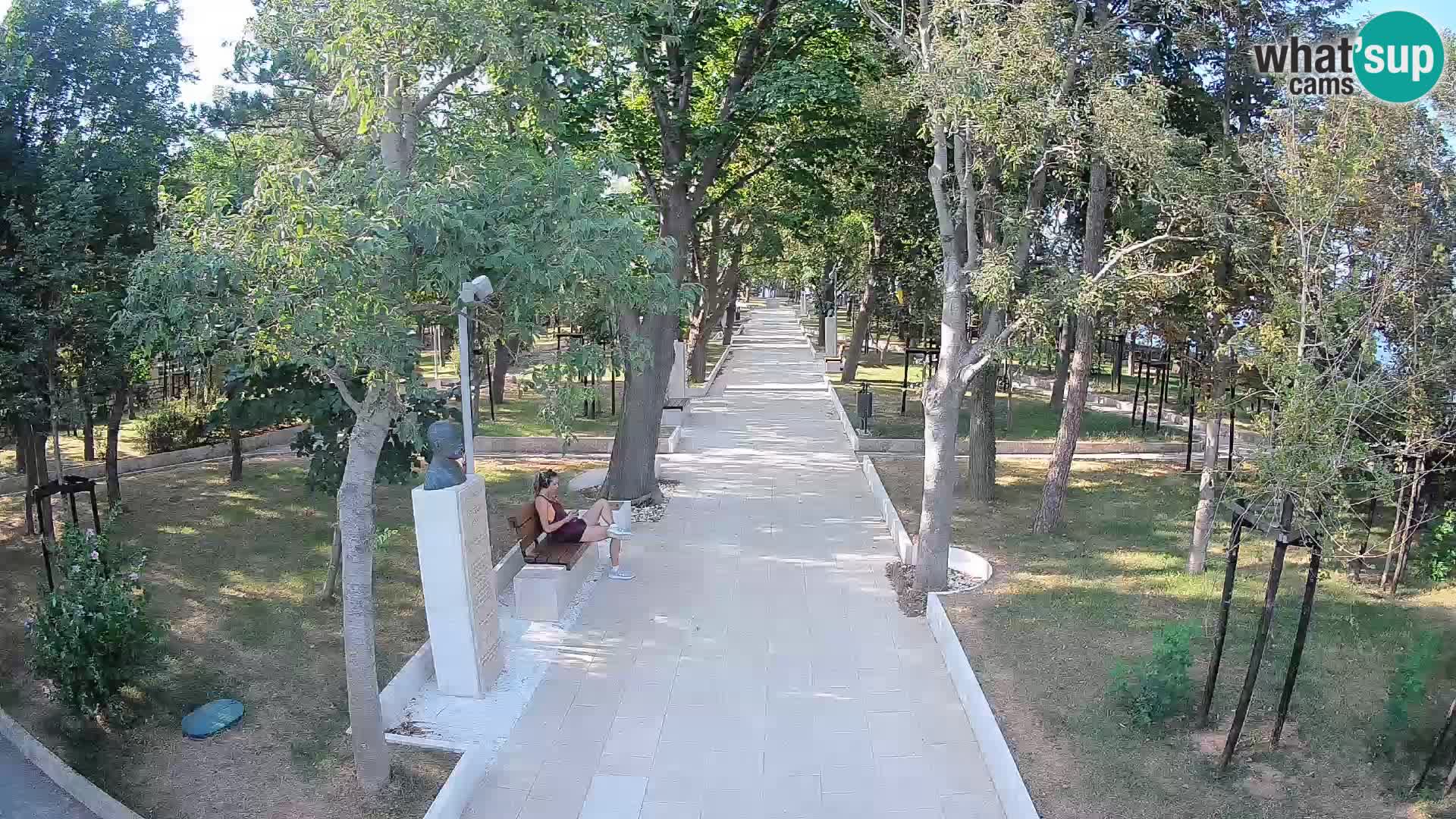 Writers’ Park Webcam Senj – Live by the Sea