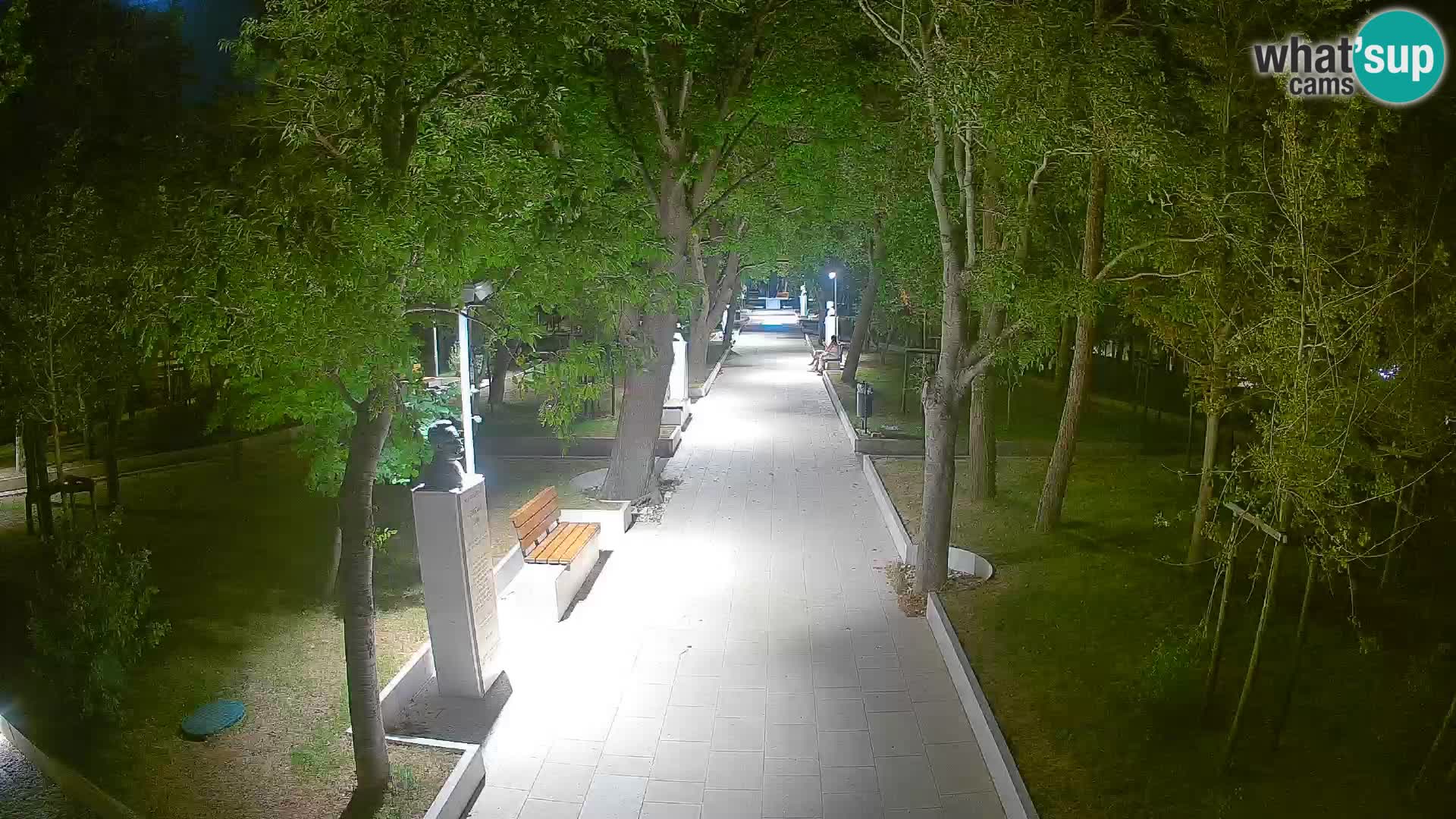 Writers’ Park Webcam Senj – Live by the Sea