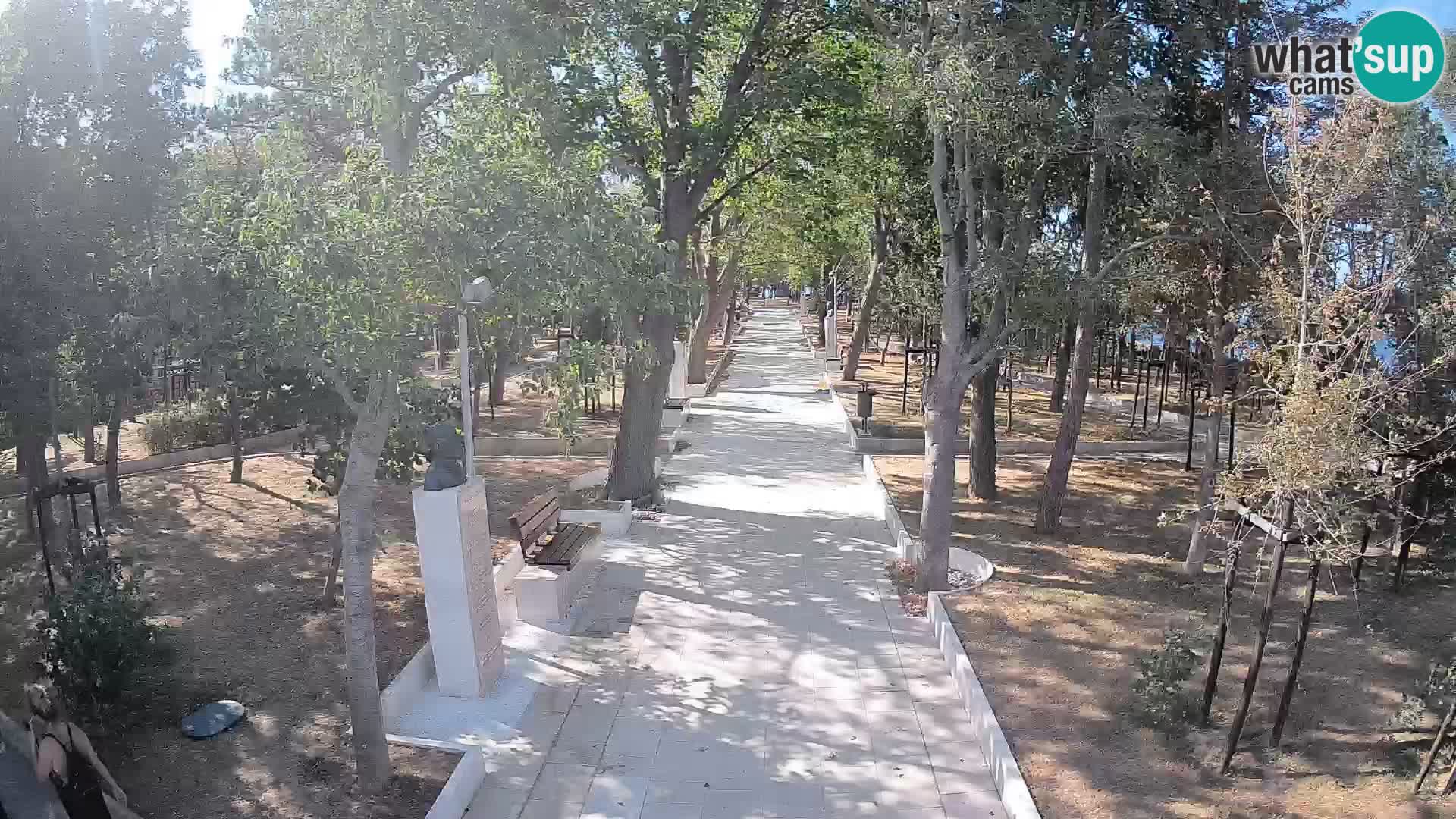 Writers’ Park Webcam Senj – Live by the Sea