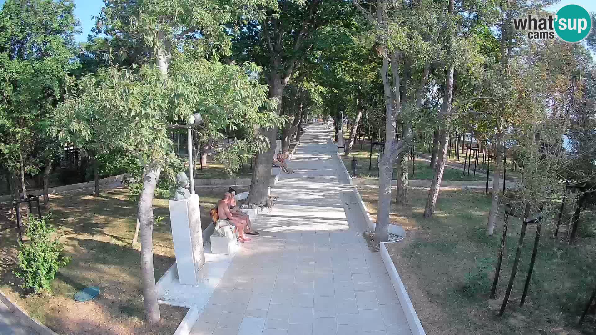 Writers’ Park Webcam Senj – Live by the Sea