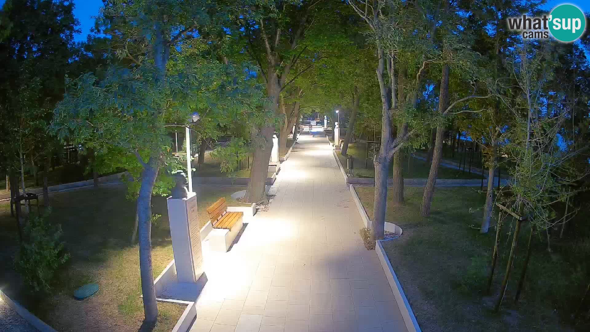 Writers’ Park Webcam Senj – Live by the Sea