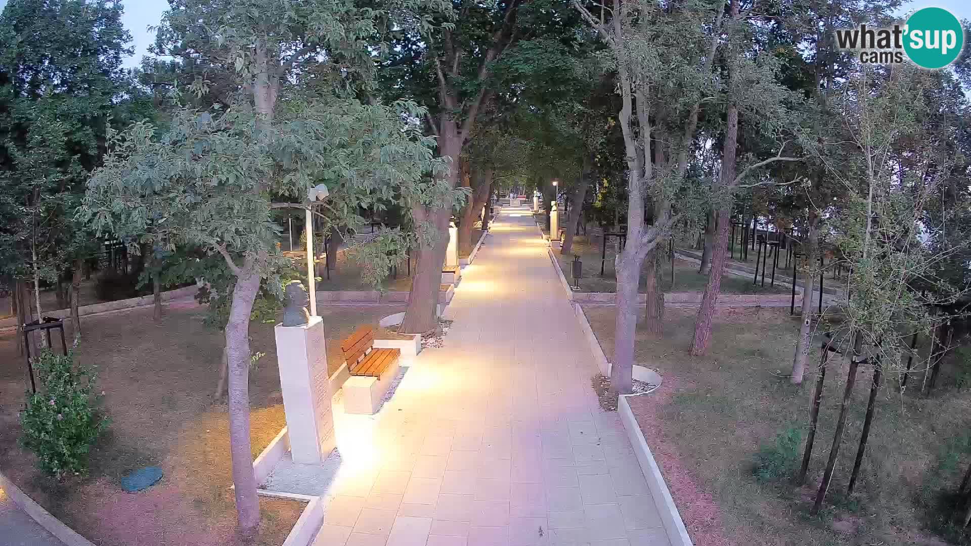 Writers’ Park Webcam Senj – Live by the Sea