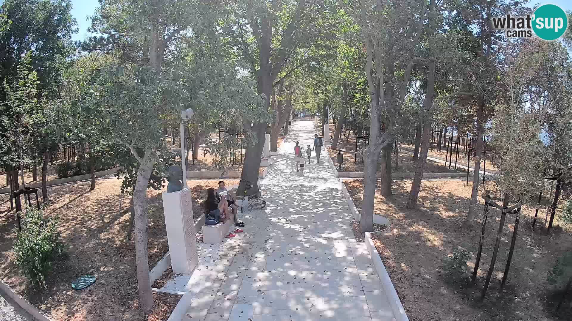 Writers’ Park Webcam Senj – Live by the Sea