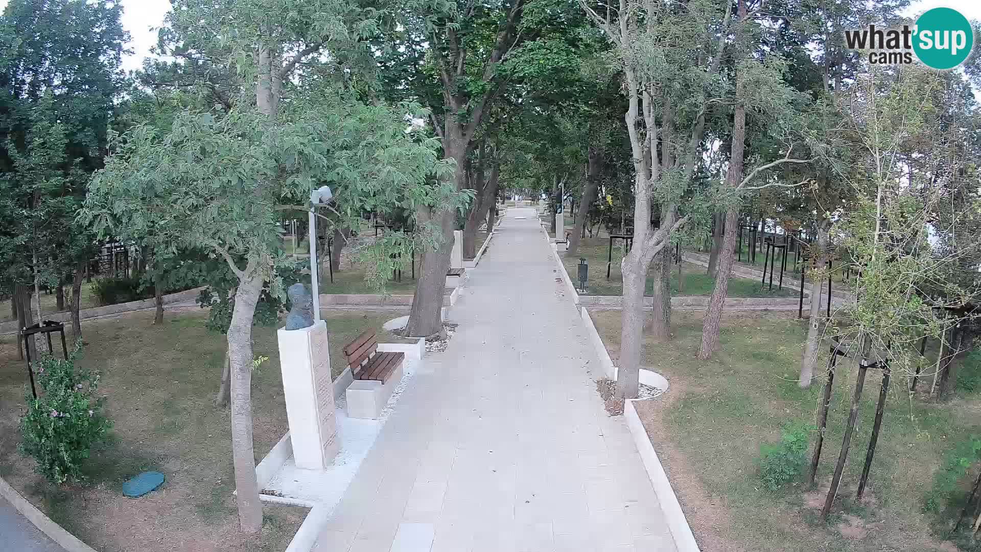 Writers’ Park Webcam Senj – Live by the Sea