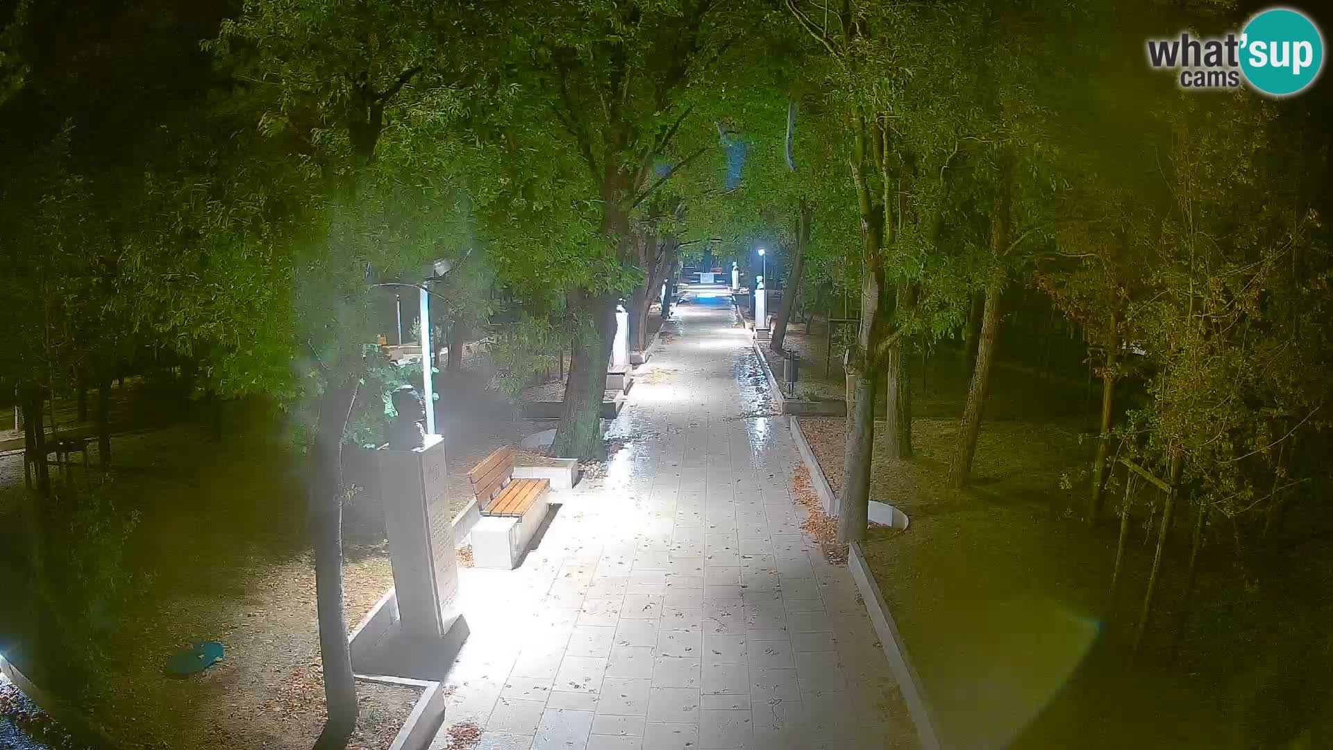 Writers’ Park Webcam Senj – Live by the Sea