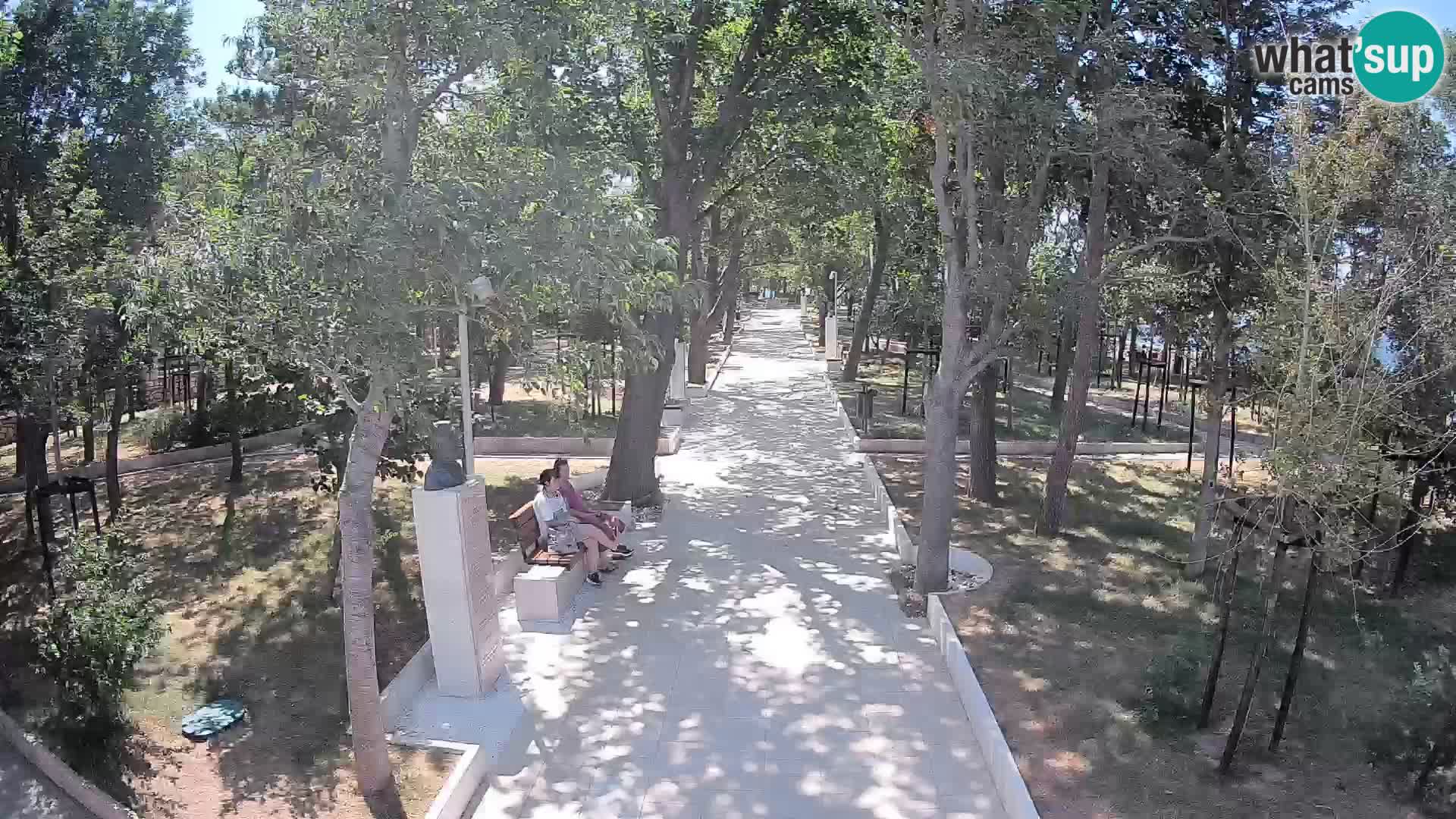 Writers’ Park Webcam Senj – Live by the Sea