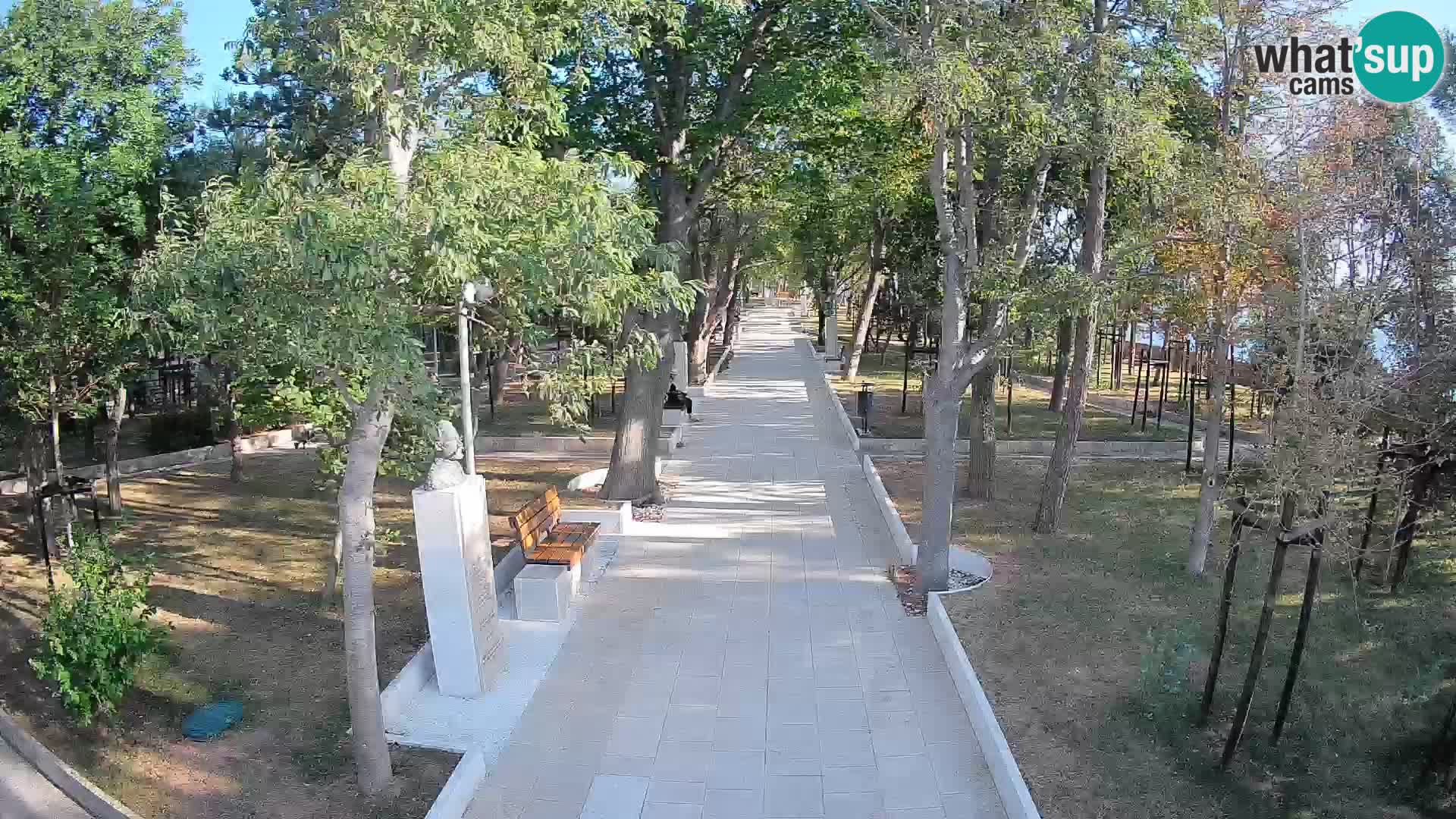 Writers’ Park Webcam Senj – Live by the Sea