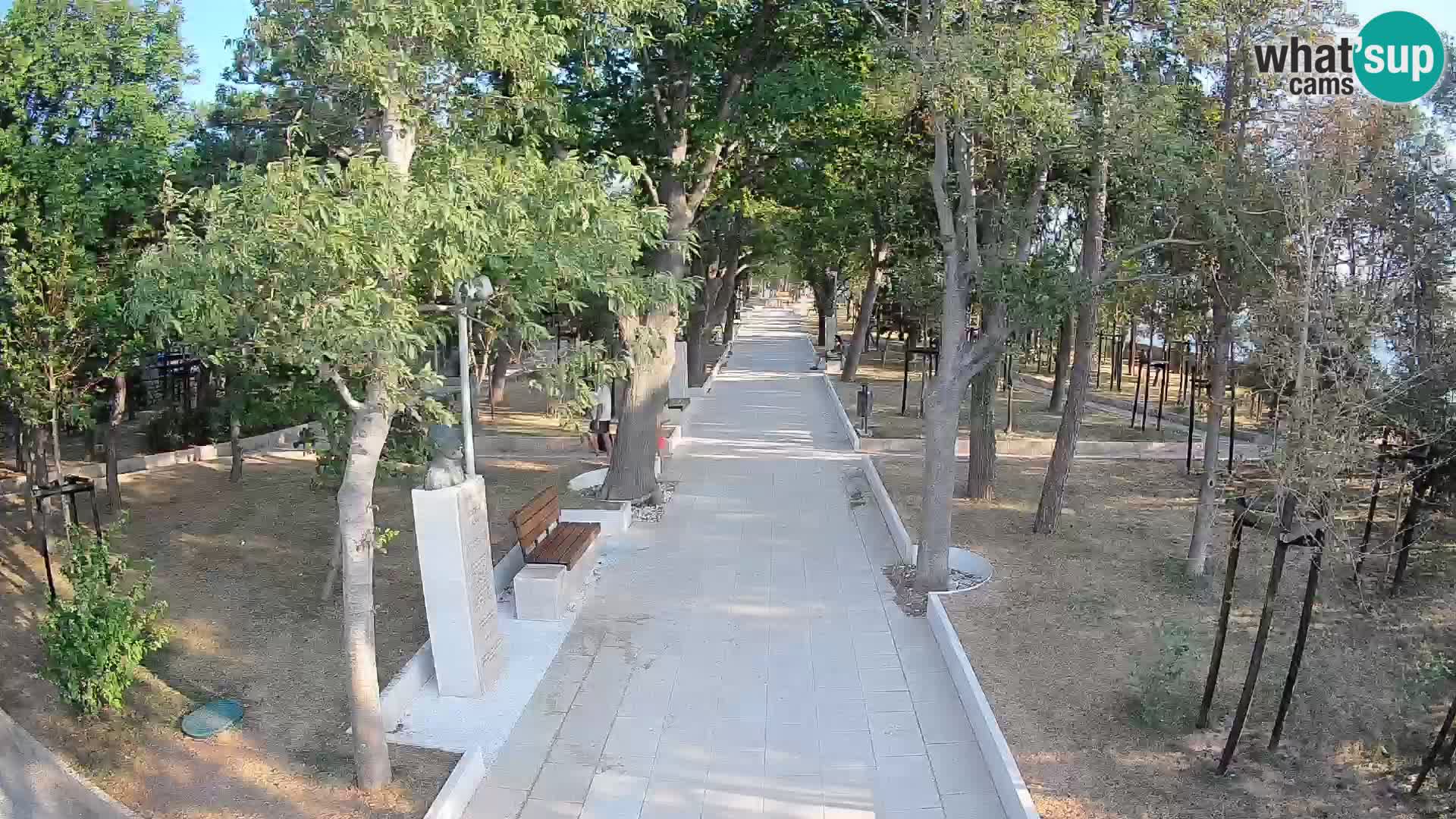 Writers’ Park Webcam Senj – Live by the Sea