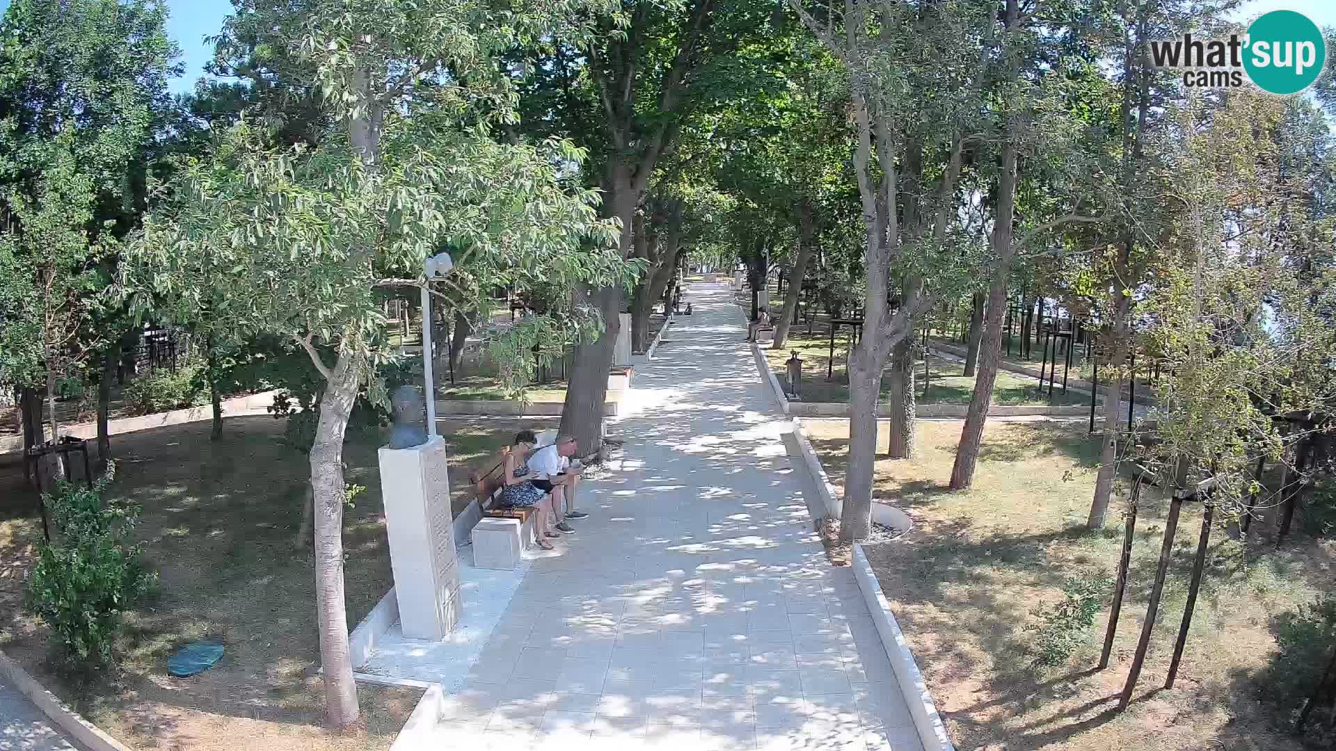 Webcam Schriftstellerpark Senj – Live am Meer