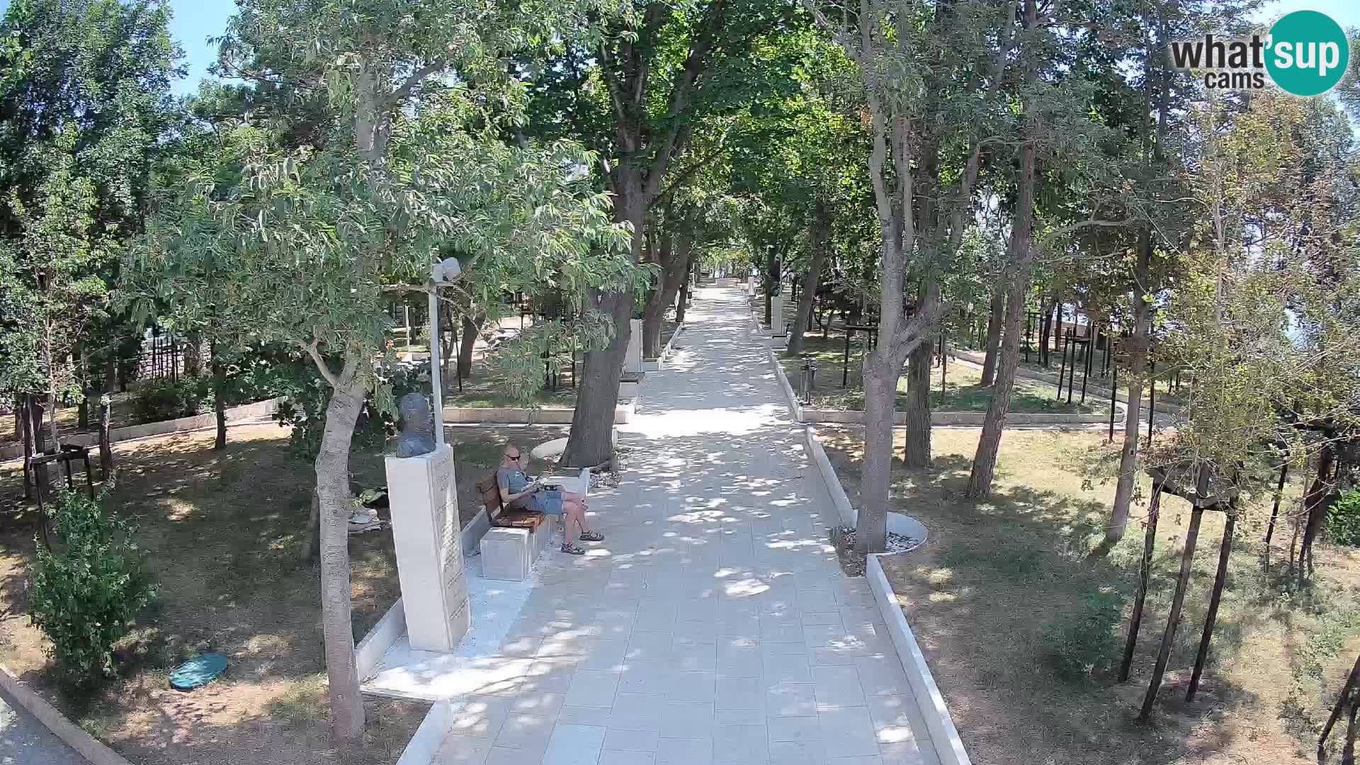 Writers’ Park Webcam Senj – Live by the Sea