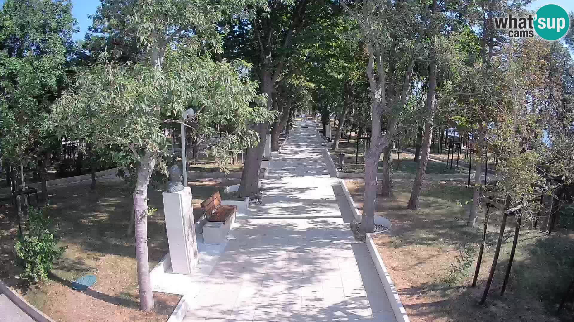 Writers’ Park Webcam Senj – Live by the Sea