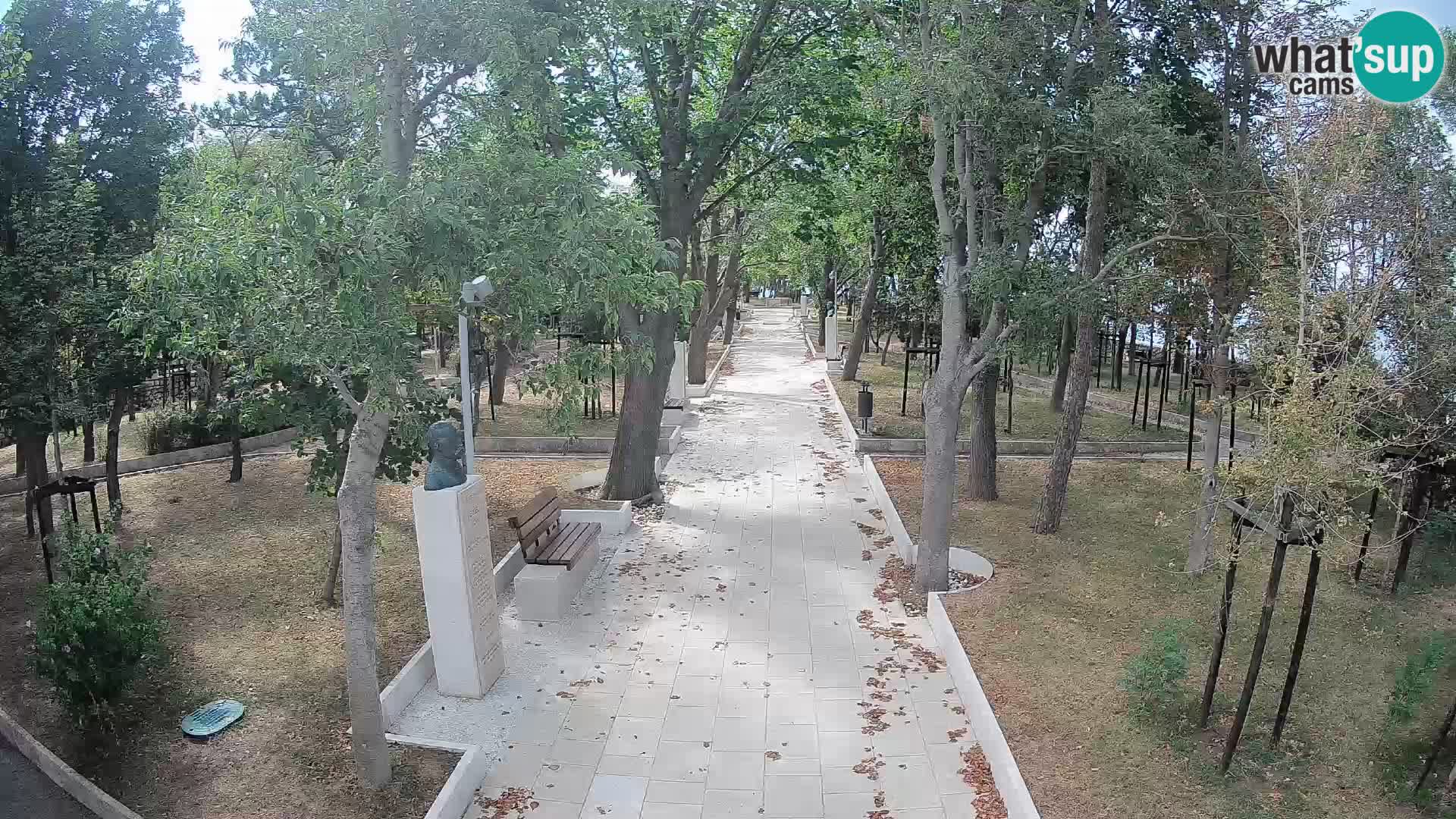 Writers’ Park Webcam Senj – Live by the Sea