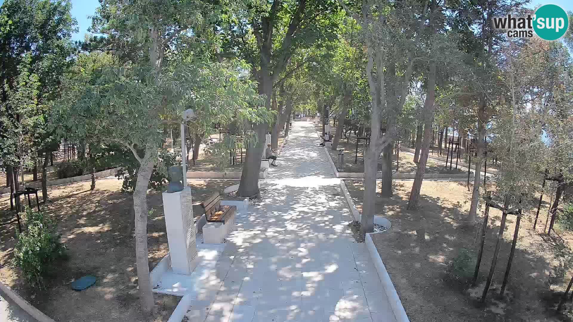 Webcam Schriftstellerpark Senj – Live am Meer