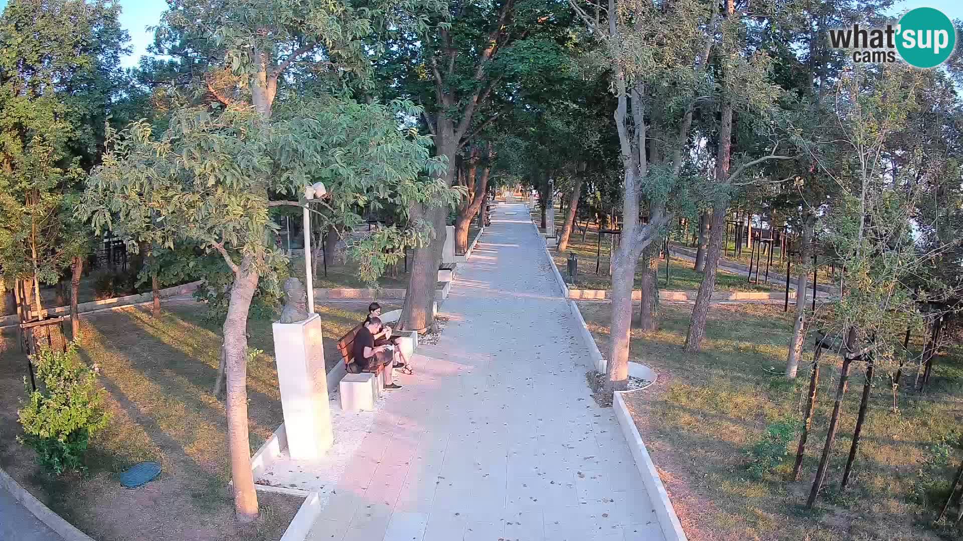 Webcam Schriftstellerpark Senj – Live am Meer