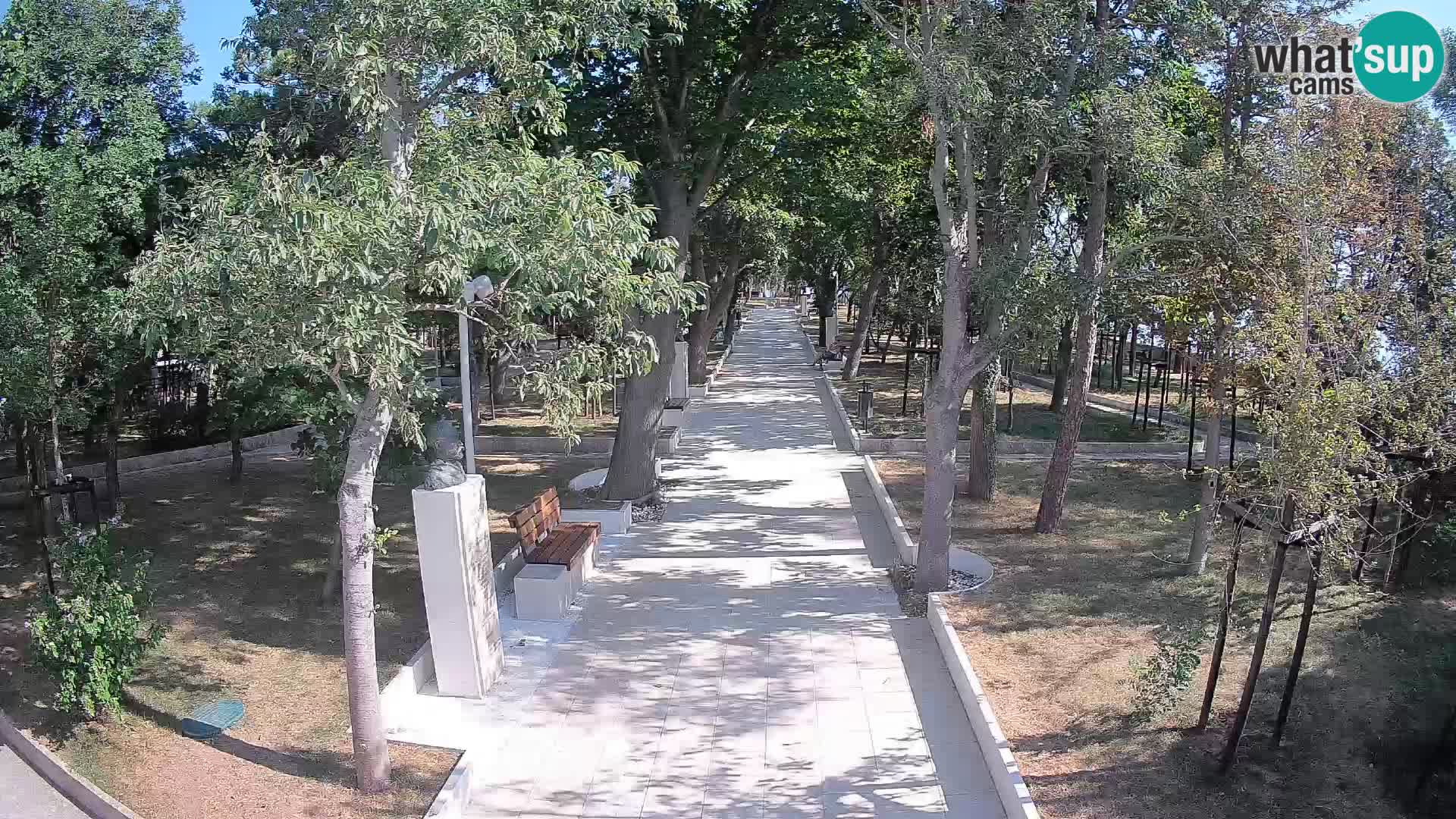 Writers’ Park Webcam Senj – Live by the Sea
