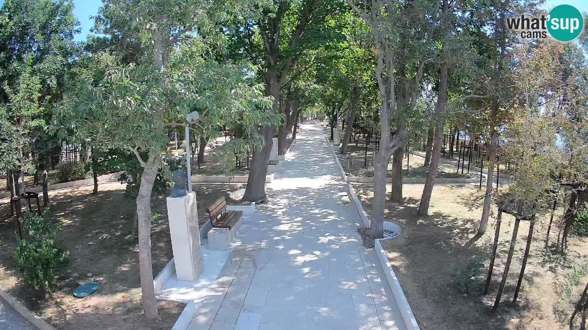Writers’ Park Webcam Senj – Live by the Sea