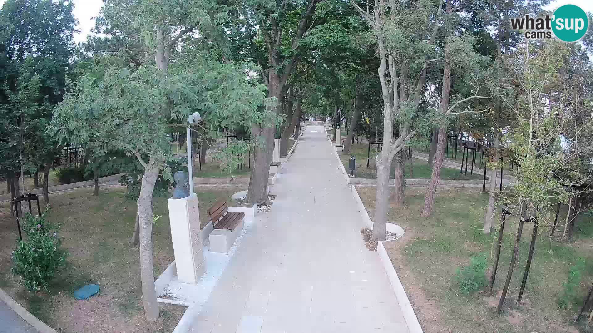 Writers’ Park Webcam Senj – Live by the Sea