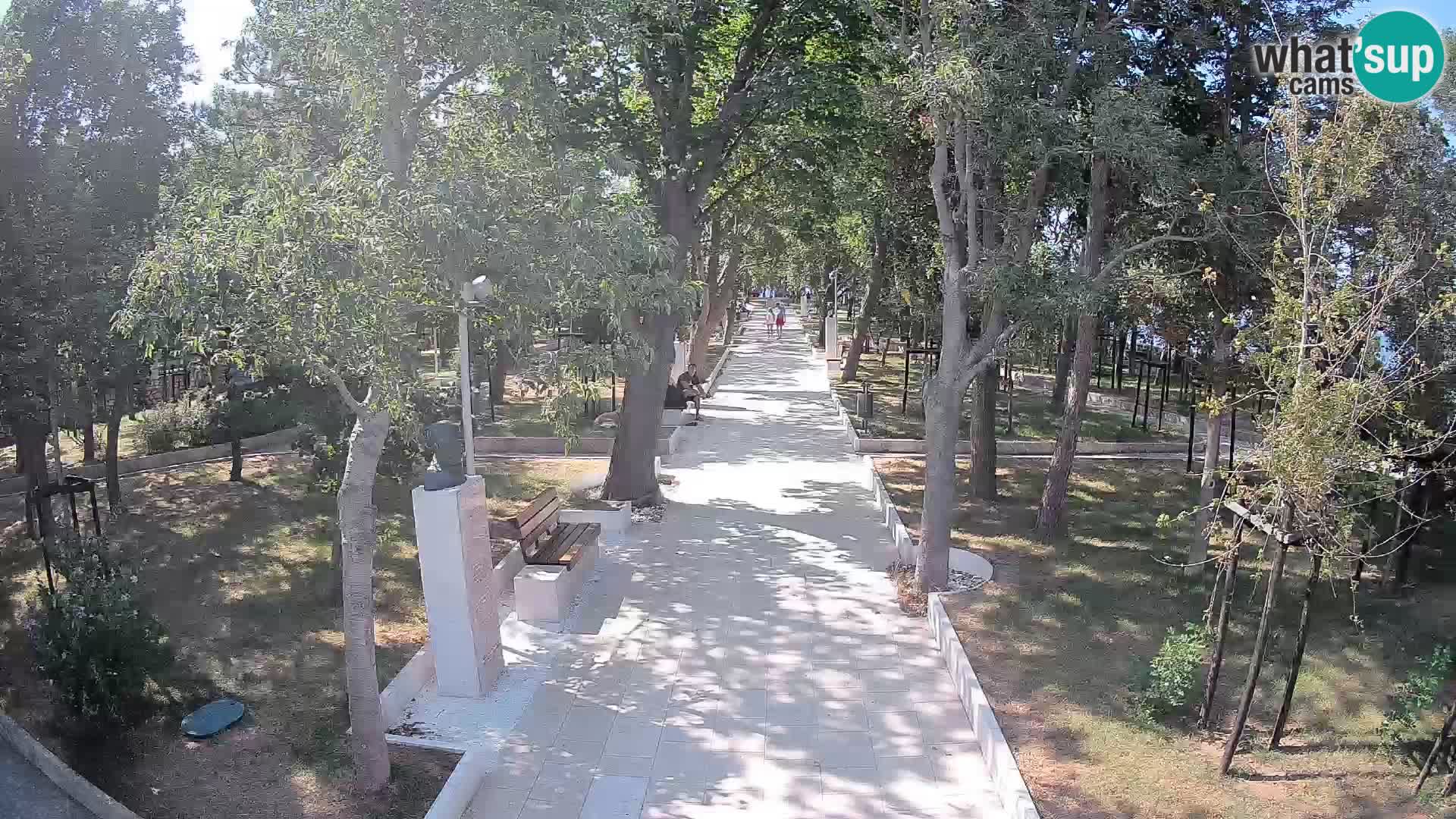Webcam Schriftstellerpark Senj – Live am Meer