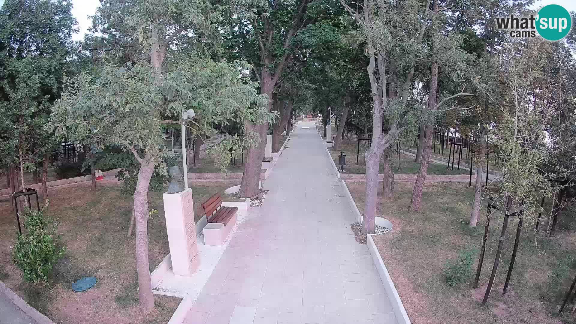 Writers’ Park Webcam Senj – Live by the Sea