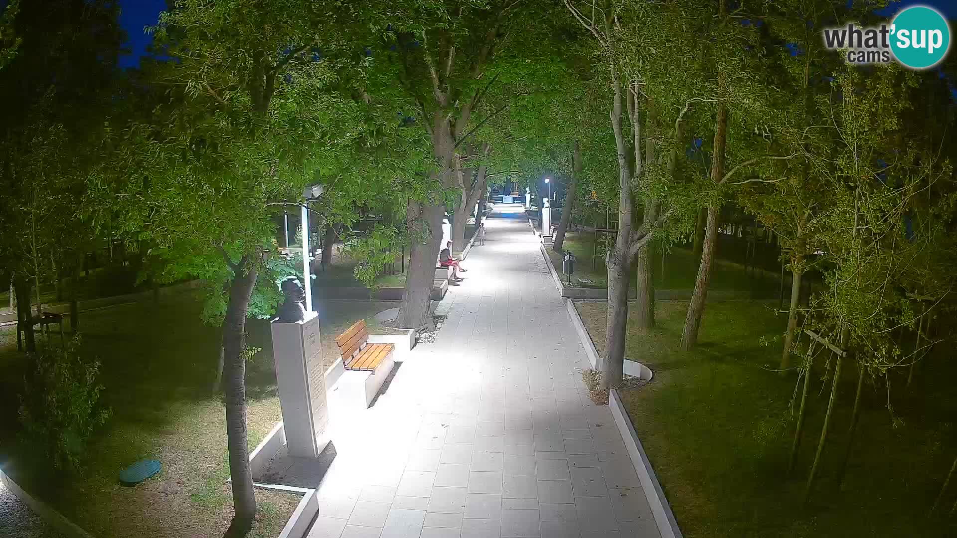 Writers’ Park Webcam Senj – Live by the Sea