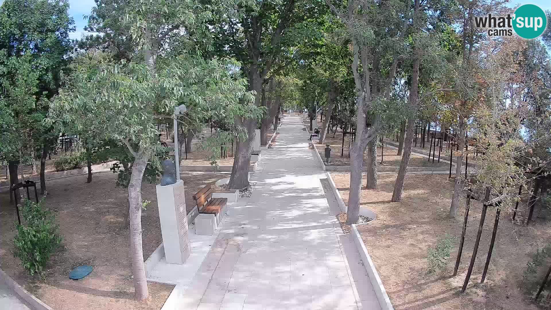 Webcam Schriftstellerpark Senj – Live am Meer