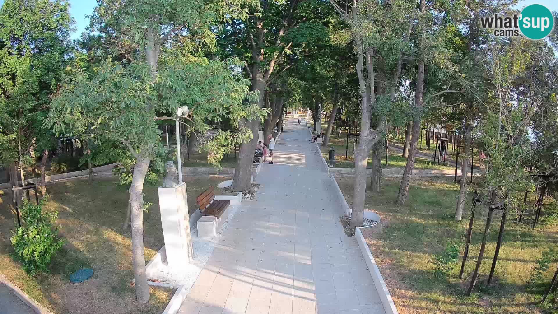 Writers’ Park Webcam Senj – Live by the Sea