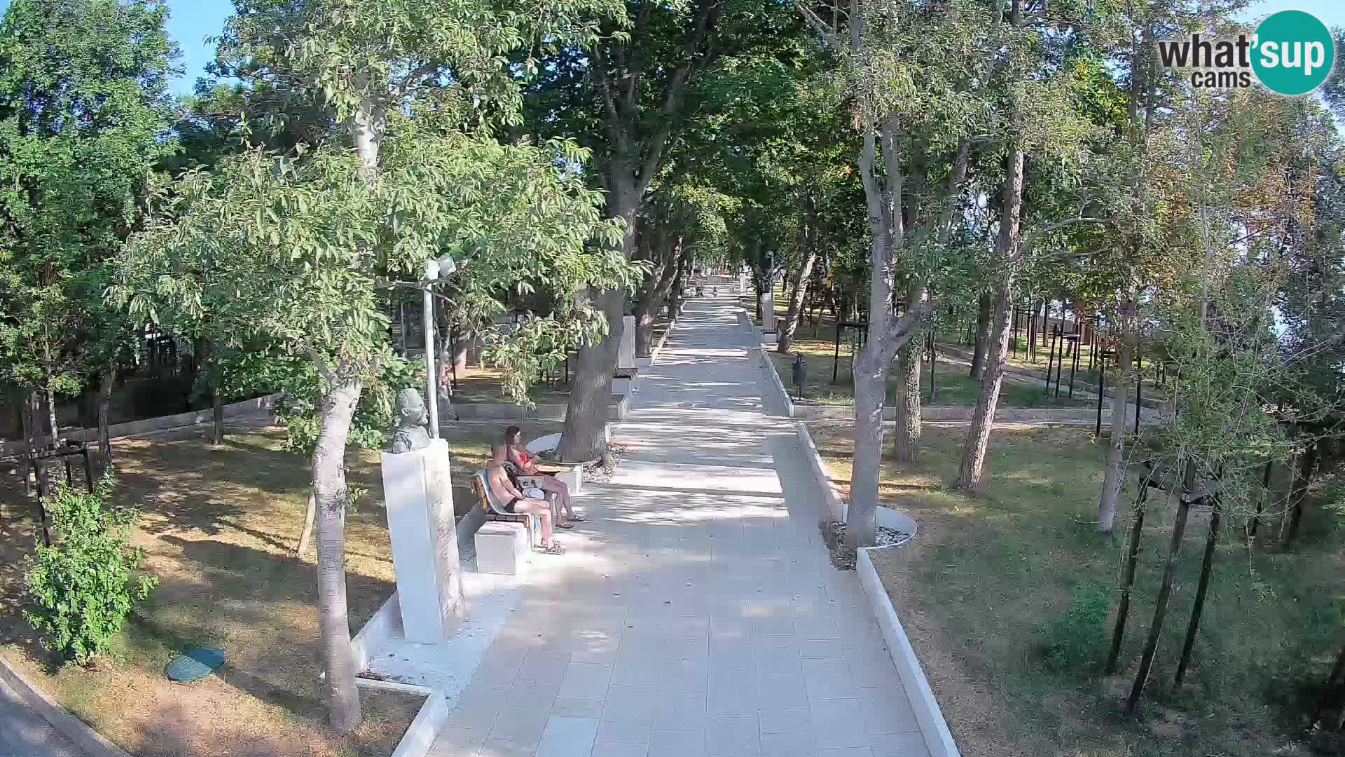 Writers’ Park Webcam Senj – Live by the Sea