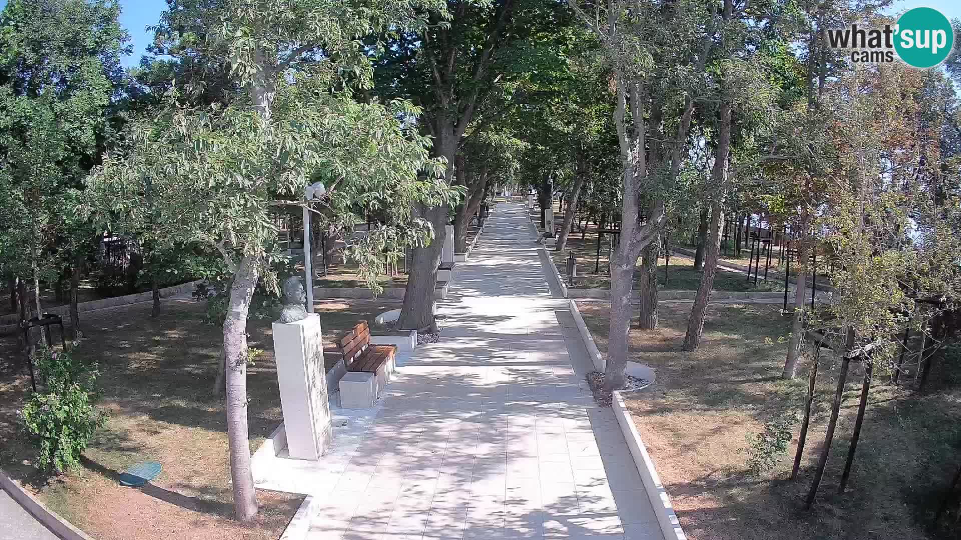 Writers’ Park Webcam Senj – Live by the Sea