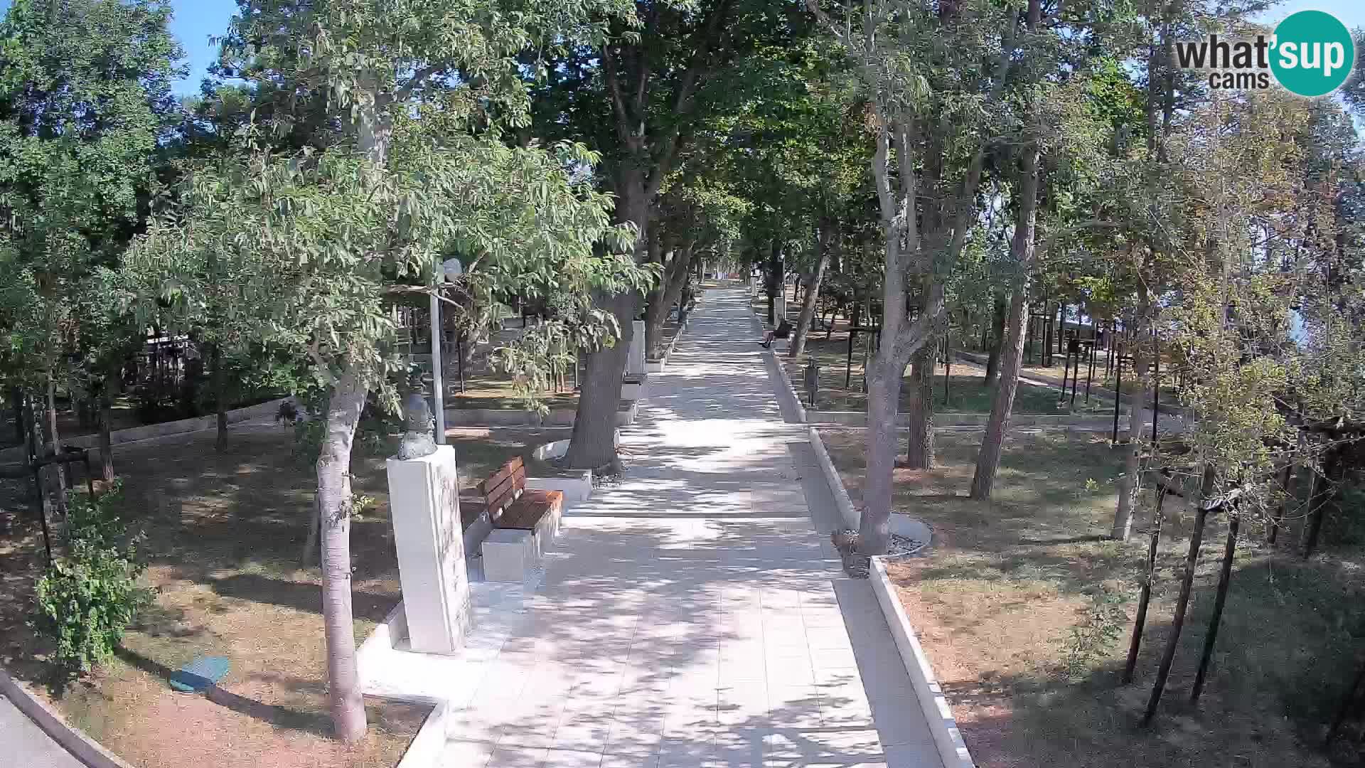 Writers’ Park Webcam Senj – Live by the Sea