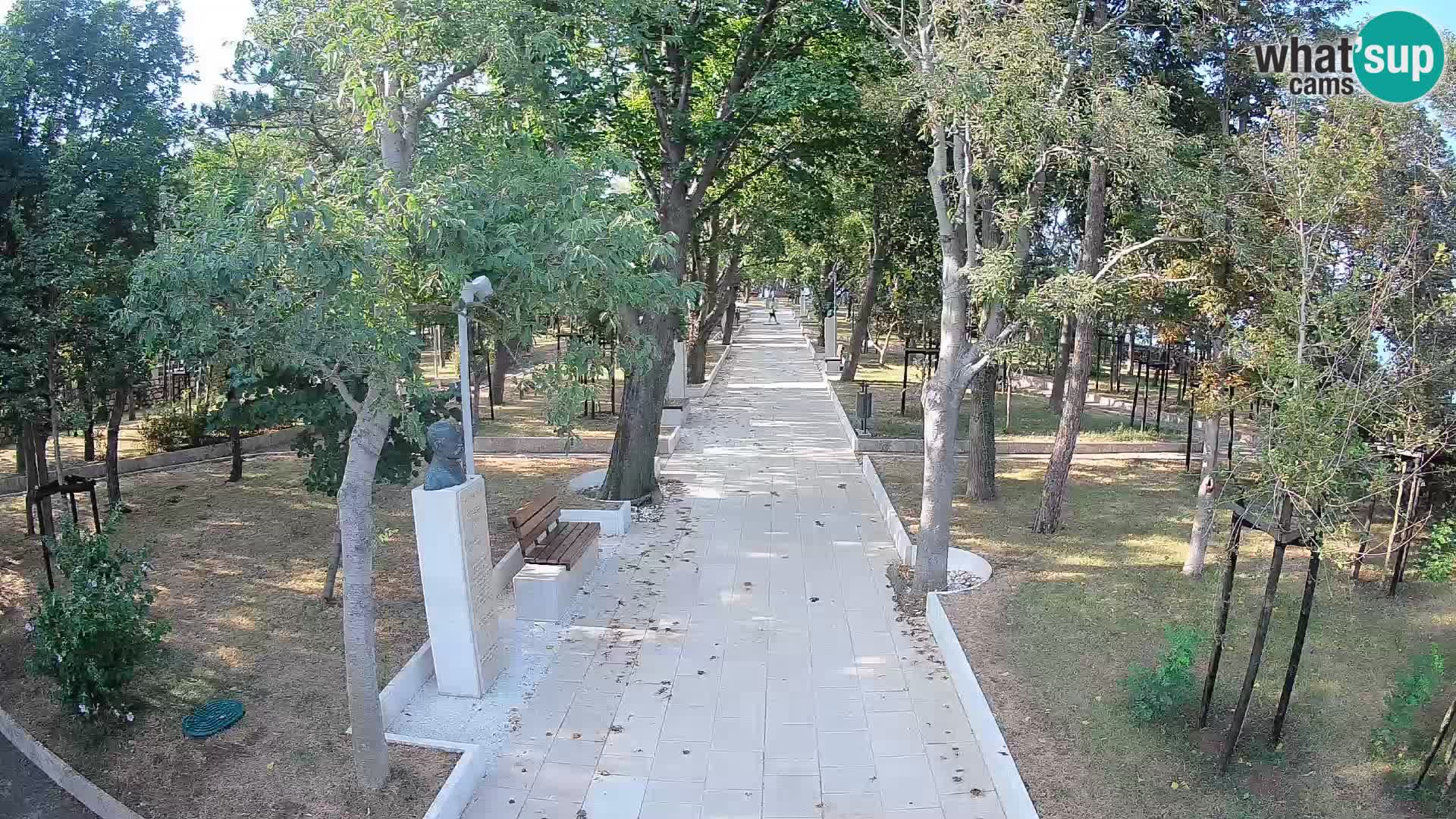 Writers’ Park Webcam Senj – Live by the Sea