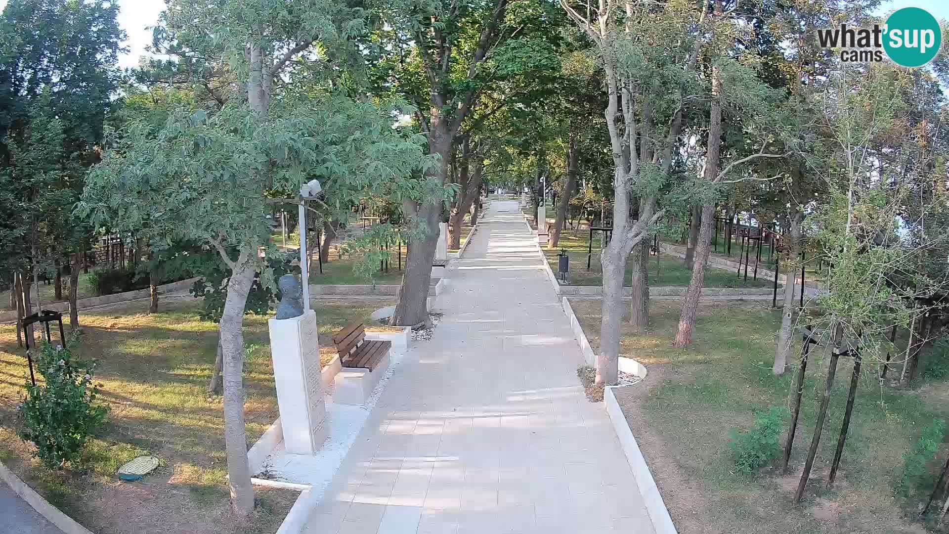 Writers’ Park Webcam Senj – Live by the Sea