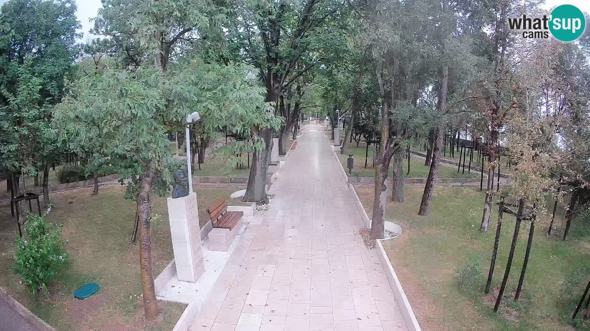 Writers’ Park Webcam Senj – Live by the Sea