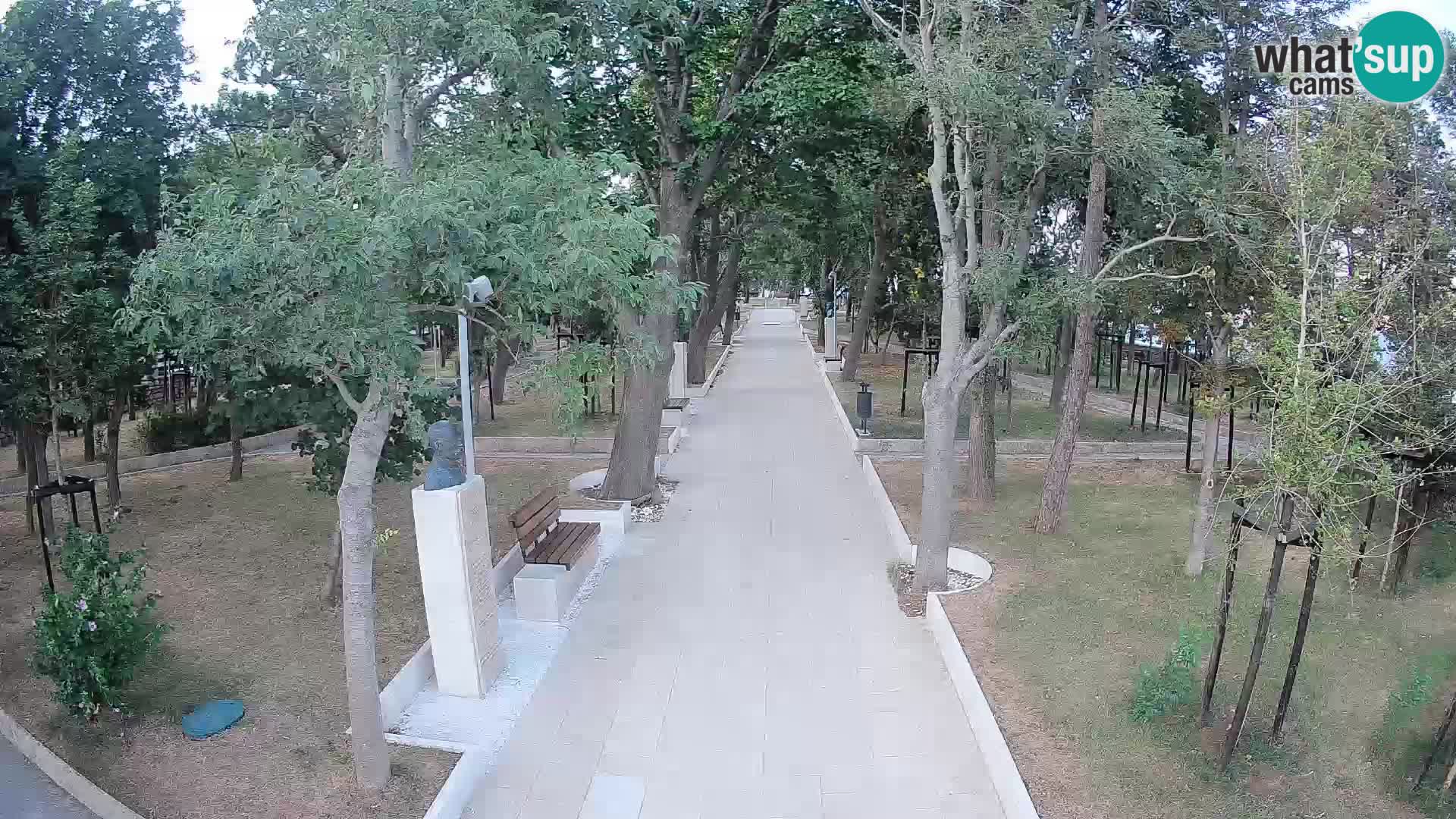 Writers’ Park Webcam Senj – Live by the Sea