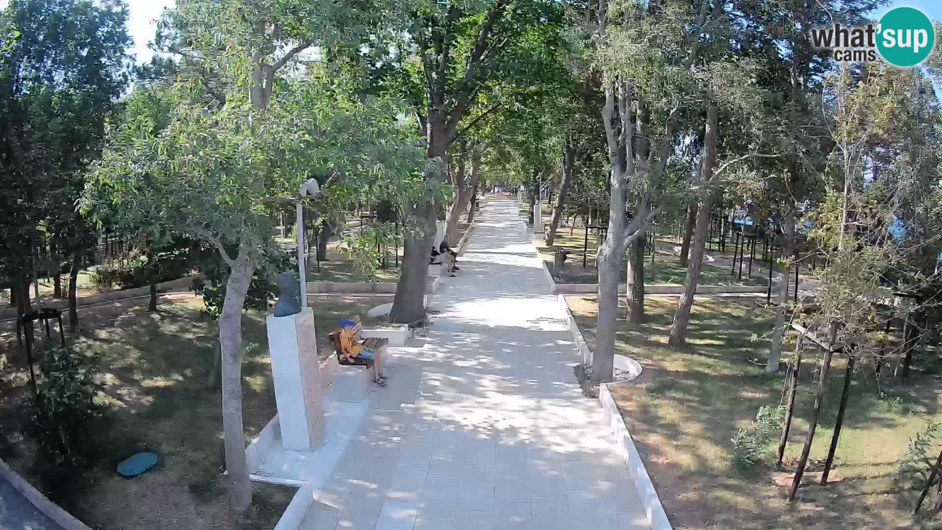 Writers’ Park Webcam Senj – Live by the Sea