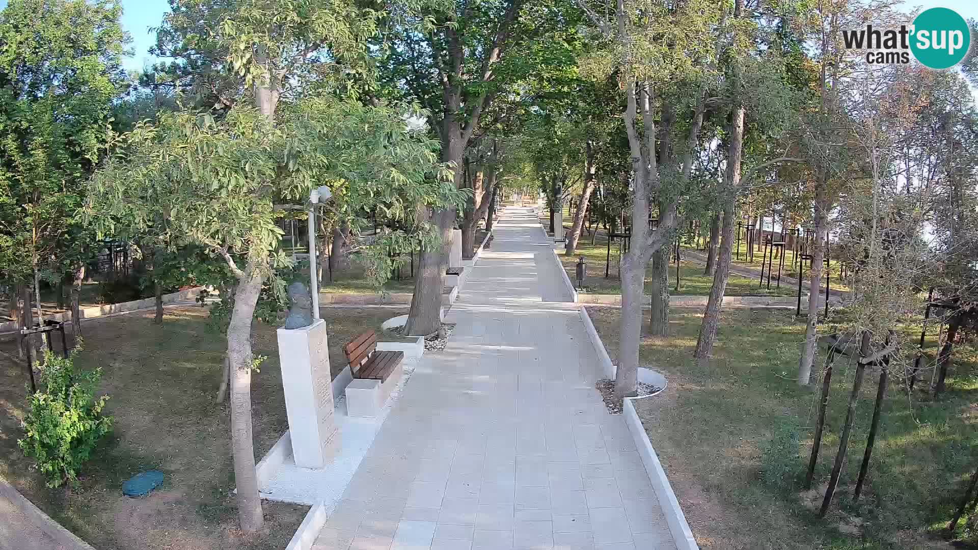 Writers’ Park Webcam Senj – Live by the Sea