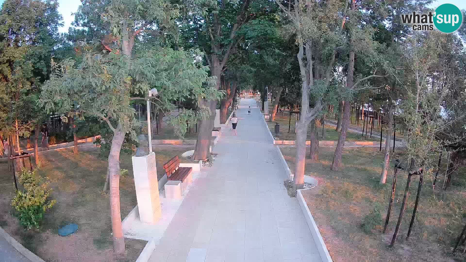 Writers’ Park Webcam Senj – Live by the Sea
