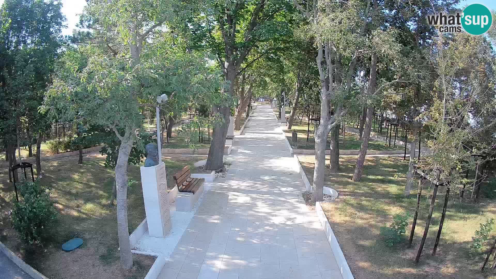 Writers’ Park Webcam Senj – Live by the Sea
