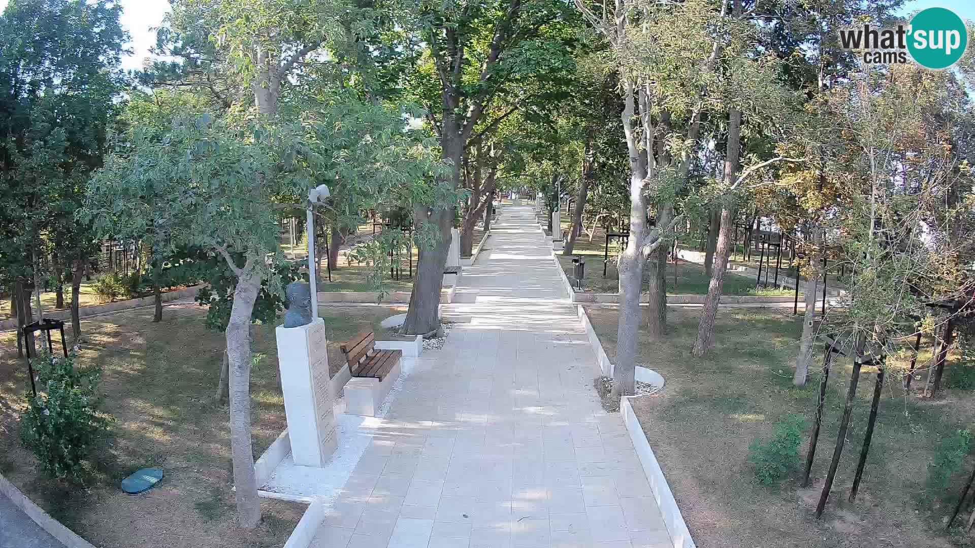 Writers’ Park Webcam Senj – Live by the Sea